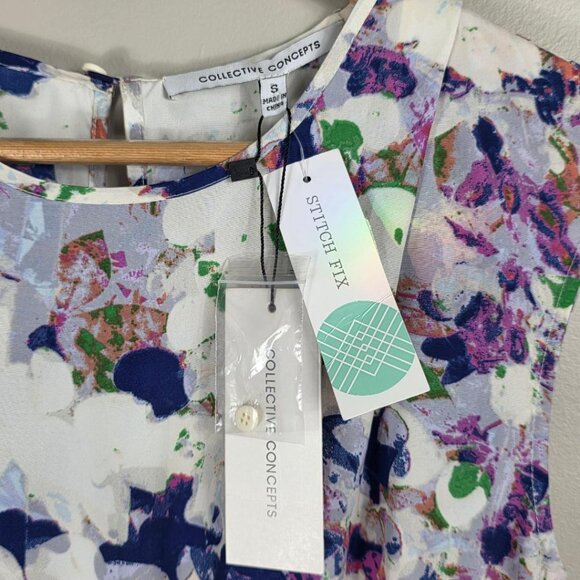 Stitch Fix Collective Concepts Floral Sleeveless Katelynn Dress - Picture 4 of 8